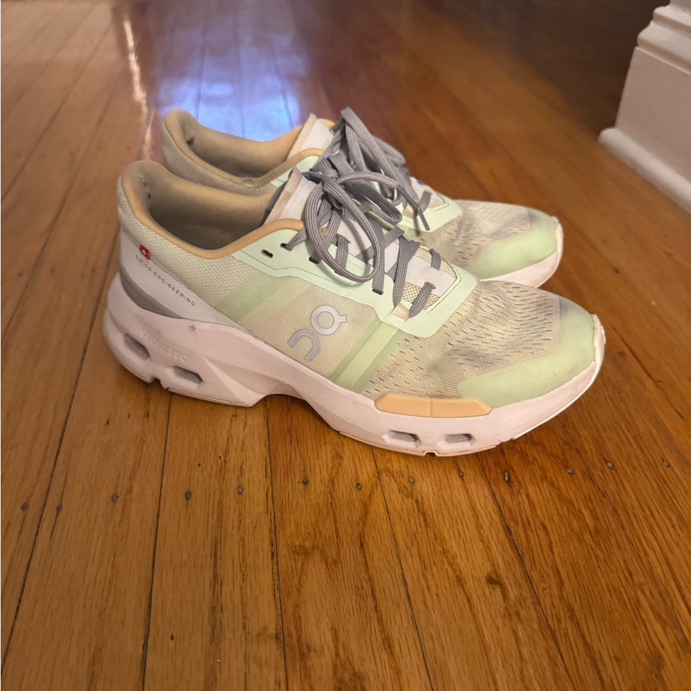 On Running Women's Sneakers in Mint and Gray
